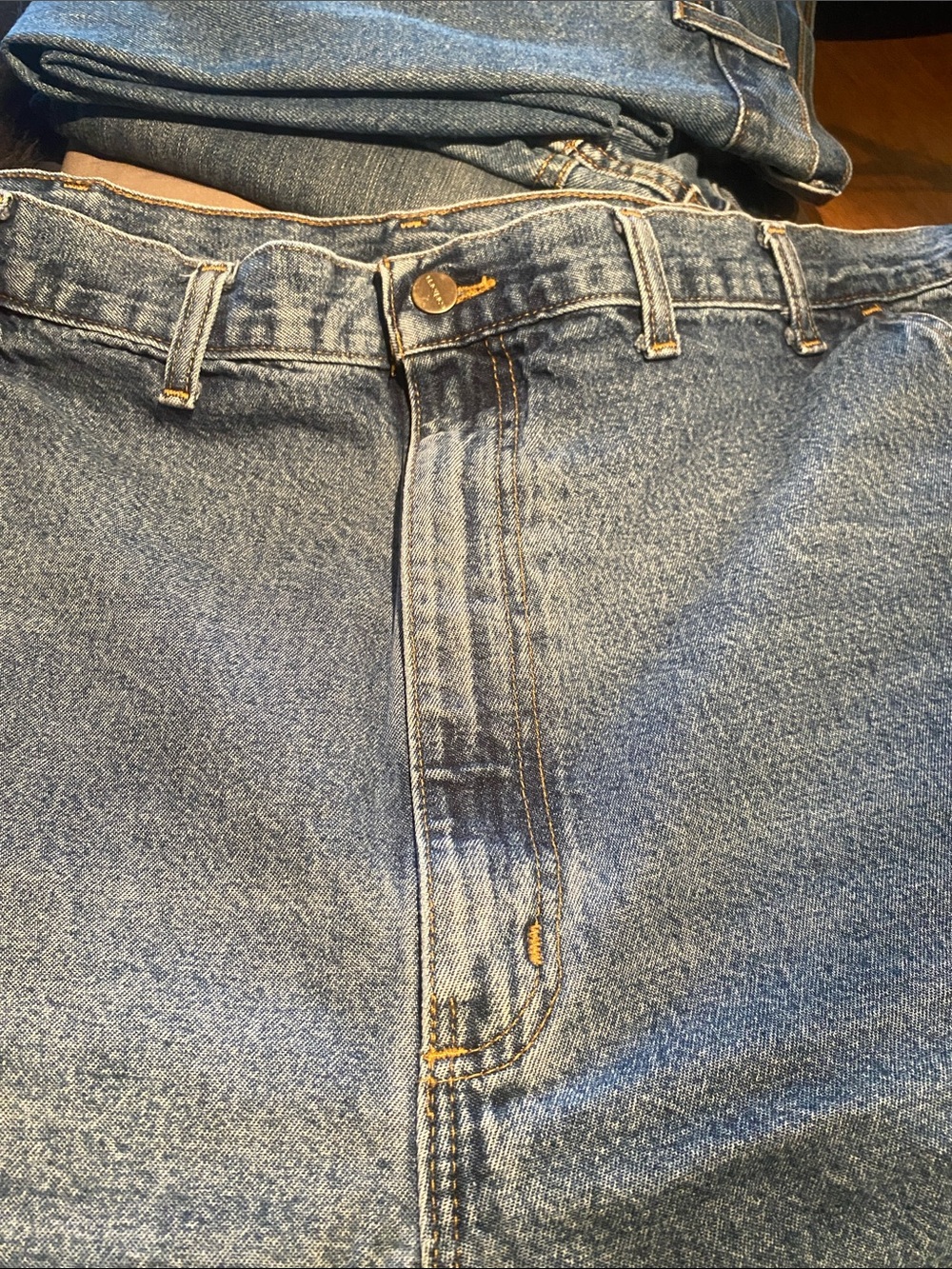 Carhartt Denim Shorts 100% Cotton - Size 46 - Picture 5 of 7